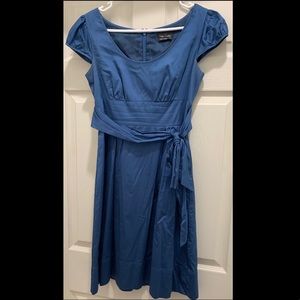 Max and Cleo Puffed Sleeve Bow Dress